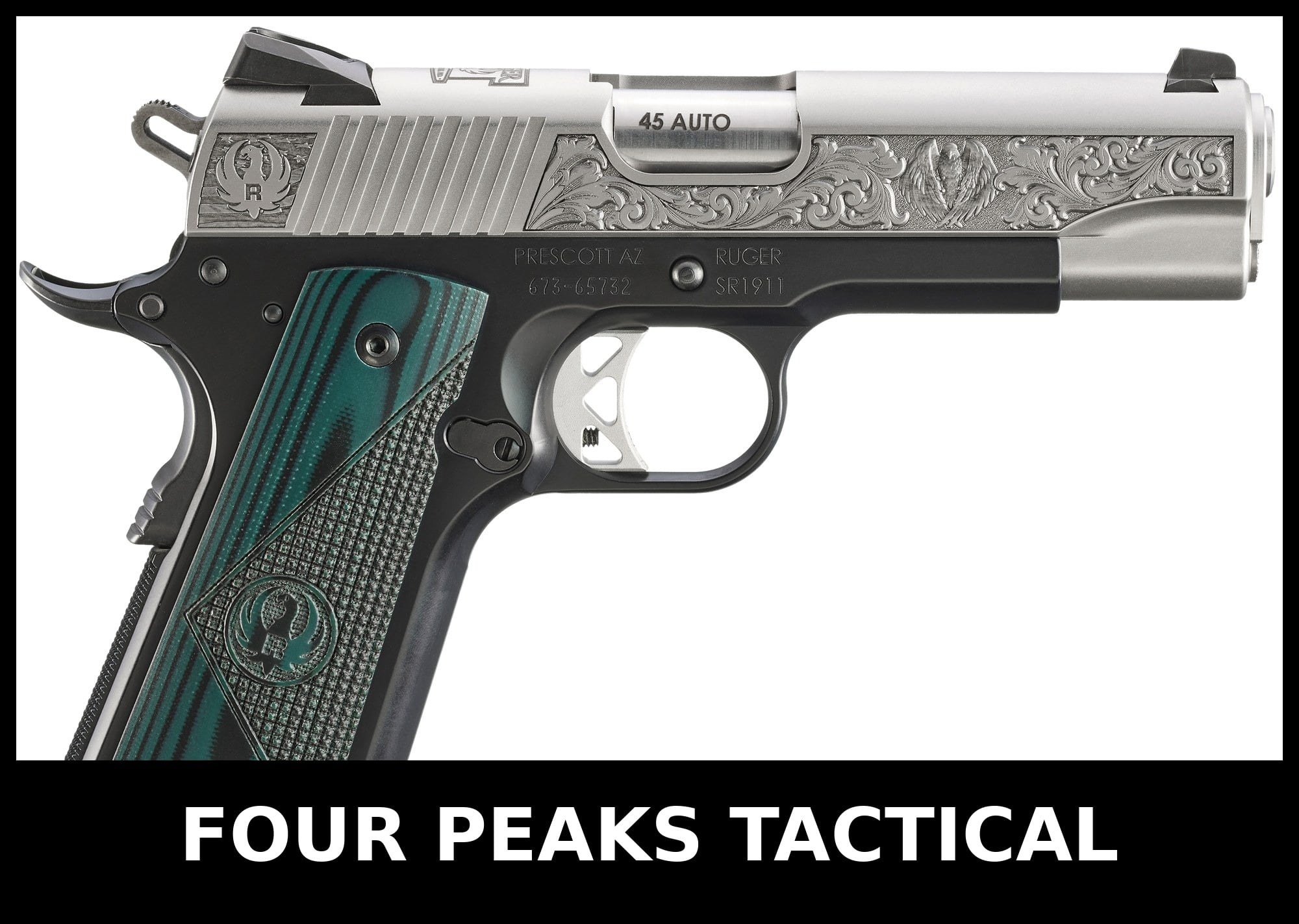 Ruger SR1911 45 ACP 4.25 Black Anodized-img-0