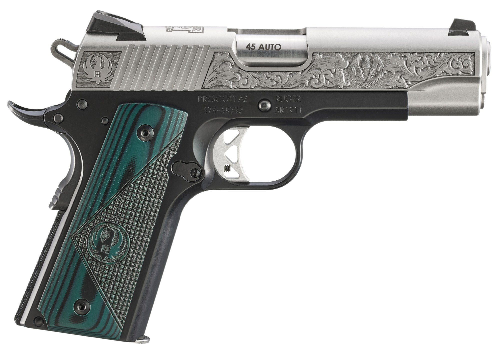 Ruger SR1911 45 ACP 4.25 Black Anodized-img-1