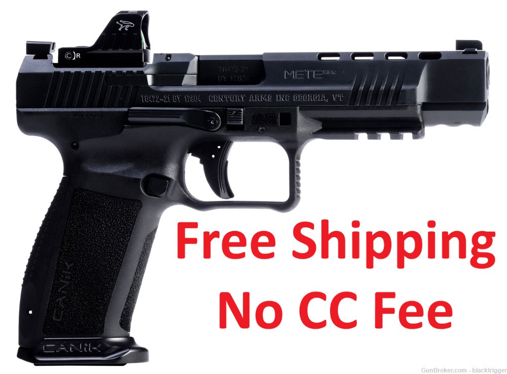 Canik HG7162N Mete SFx 9mm 5.2" 20+1 18+1 Black Includes MO1 Red Dot Ported-img-1