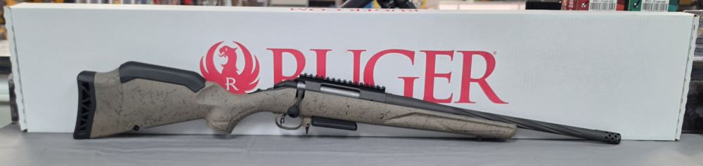 Ruger American Gen II Ranch 243 Win 16.1" 3RD 46997 Threaded Cobalt NOCCFEE-img-1