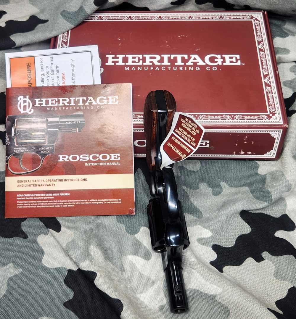 Heritage Roscoe 38SPL Like S&W 36 Chief 5 Round DA/SA Great CCW-img-4