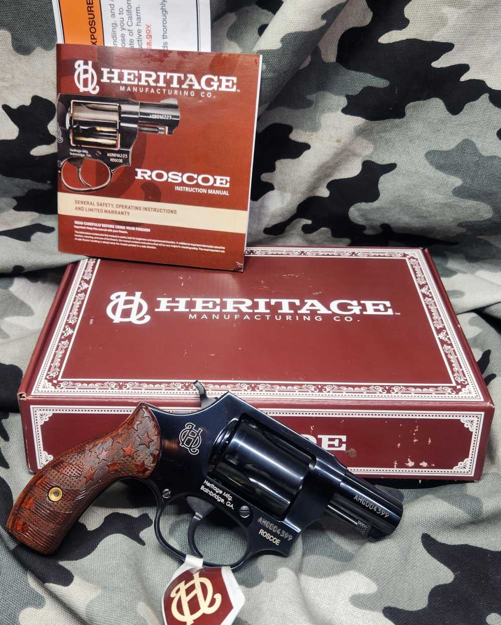Heritage Roscoe 38SPL Like S&W 36 Chief 5 Round DA/SA Great CCW-img-0