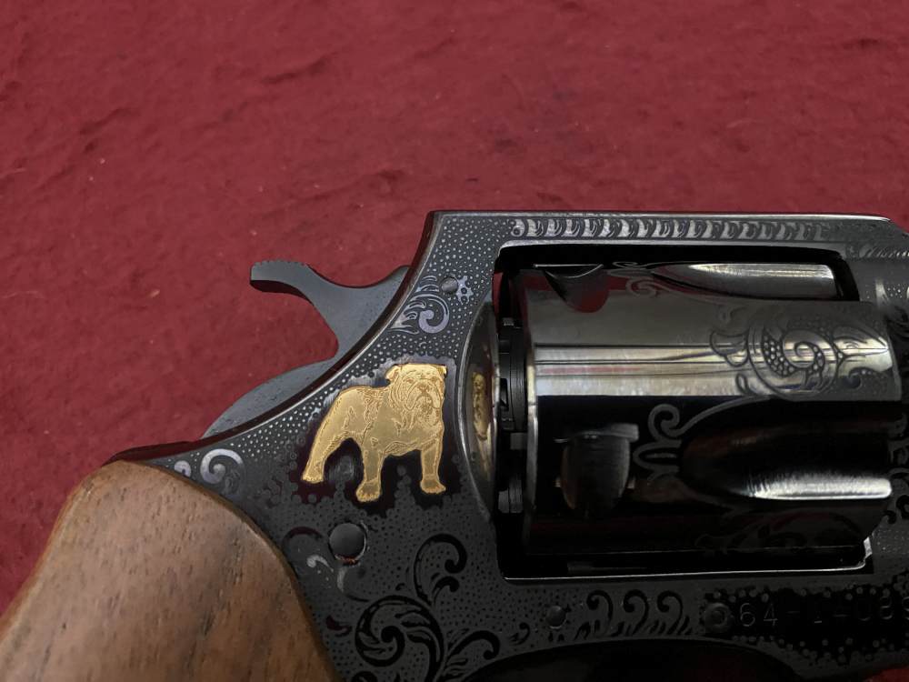 NIB Charter Arms Bulldog .44 spl 3" 50th Anniversary Engraved, Gold Inlay  -img-14