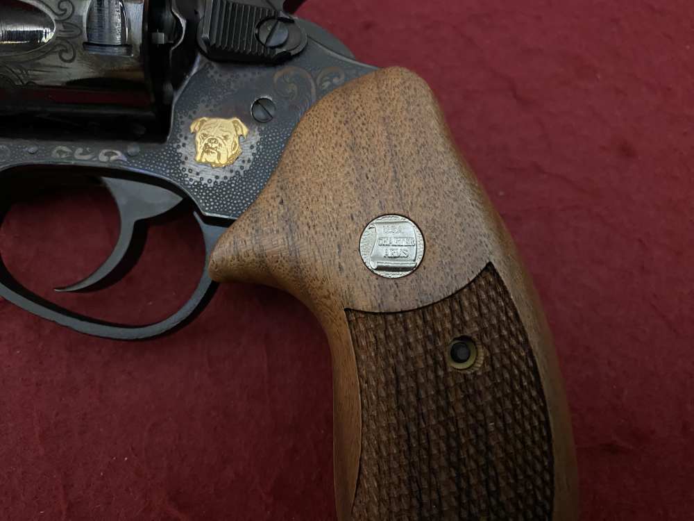 NIB Charter Arms Bulldog .44 spl 3" 50th Anniversary Engraved, Gold Inlay  -img-22