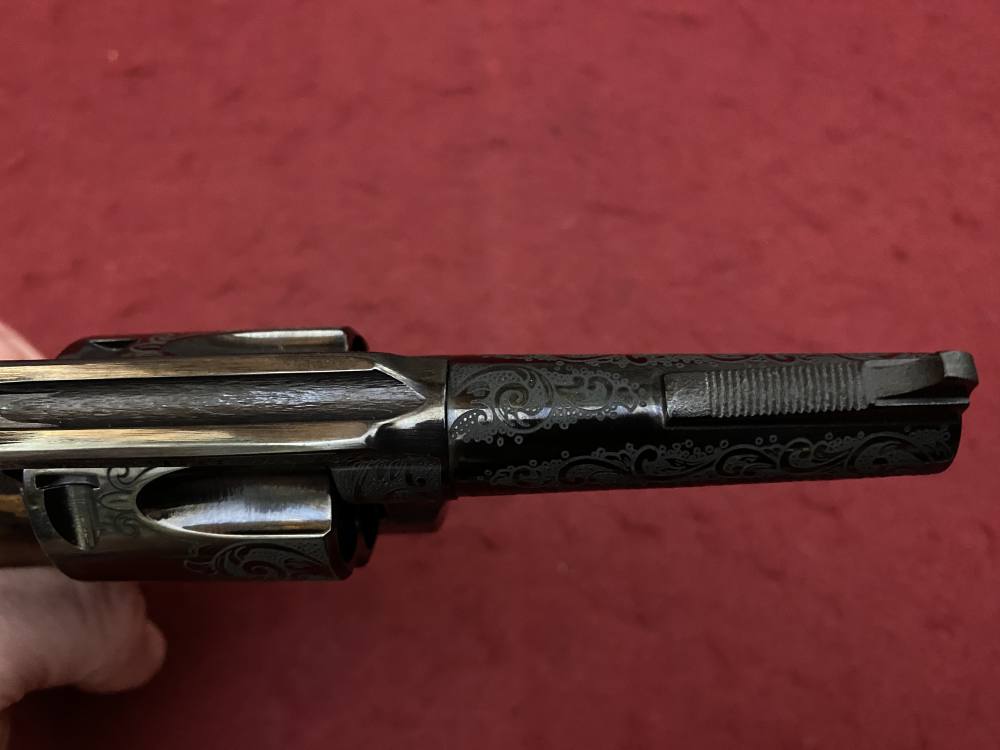 NIB Charter Arms Bulldog .44 spl 3" 50th Anniversary Engraved, Gold Inlay  -img-42