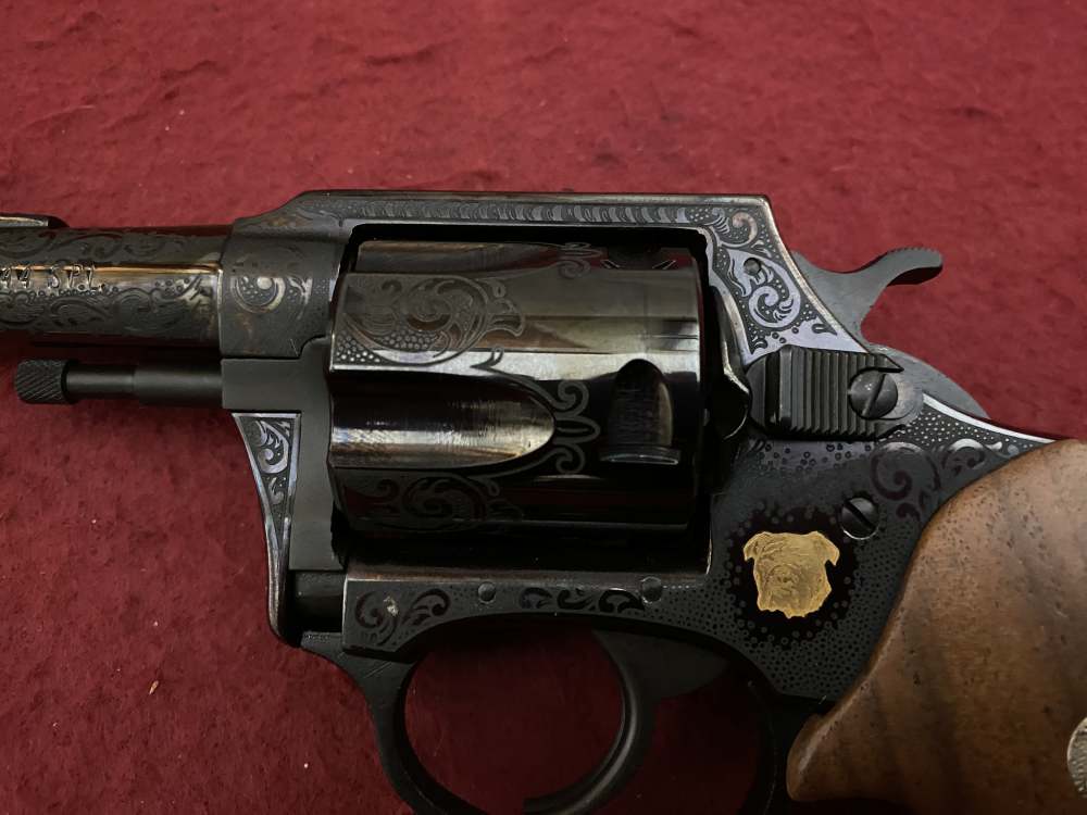 NIB Charter Arms Bulldog .44 spl 3" 50th Anniversary Engraved, Gold Inlay  -img-26