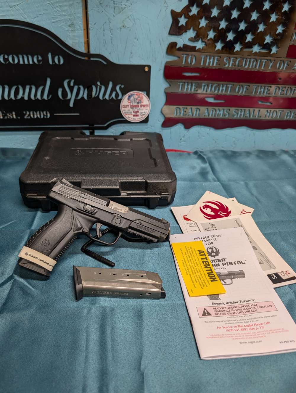 Ruger American Pistol Pro Duty 45 Acp 4.5" Barrel Full Size w box 2 mags-img-0