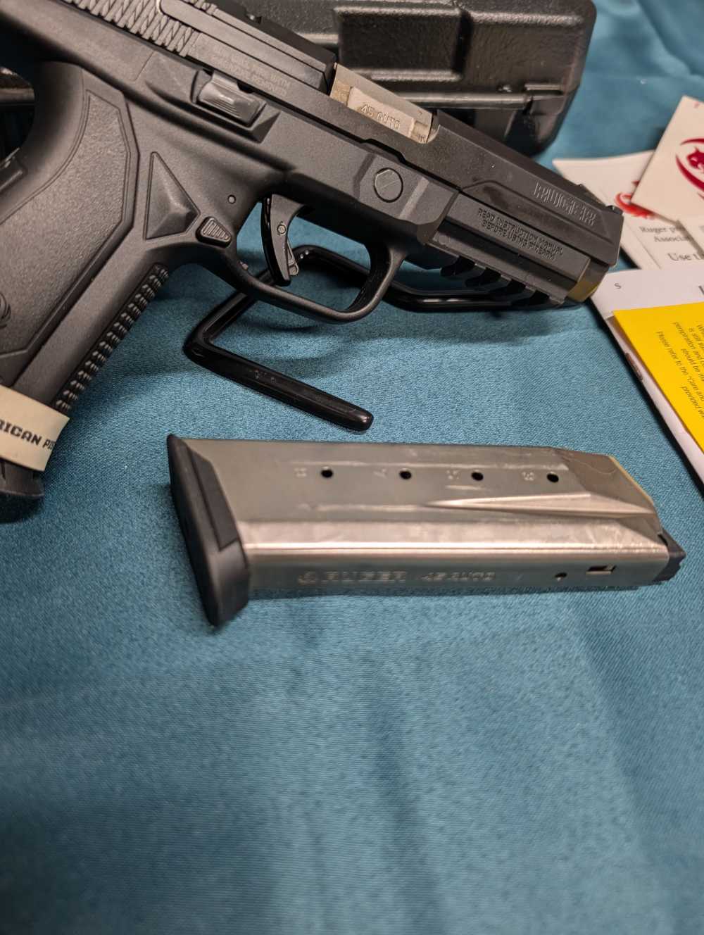 Ruger American Pistol Pro Duty 45 Acp 4.5" Barrel Full Size w box 2 mags-img-7