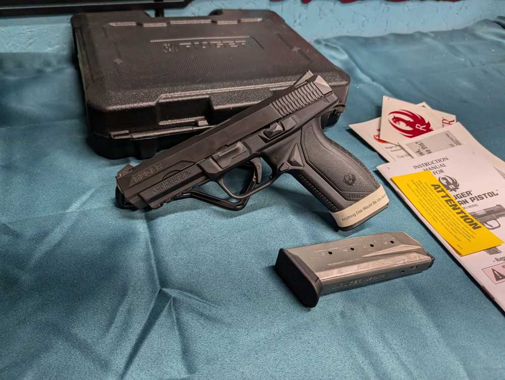 Ruger American Pistol Pro Duty 45 Acp 4.5" Barrel Full Size w box 2 mags-img-11