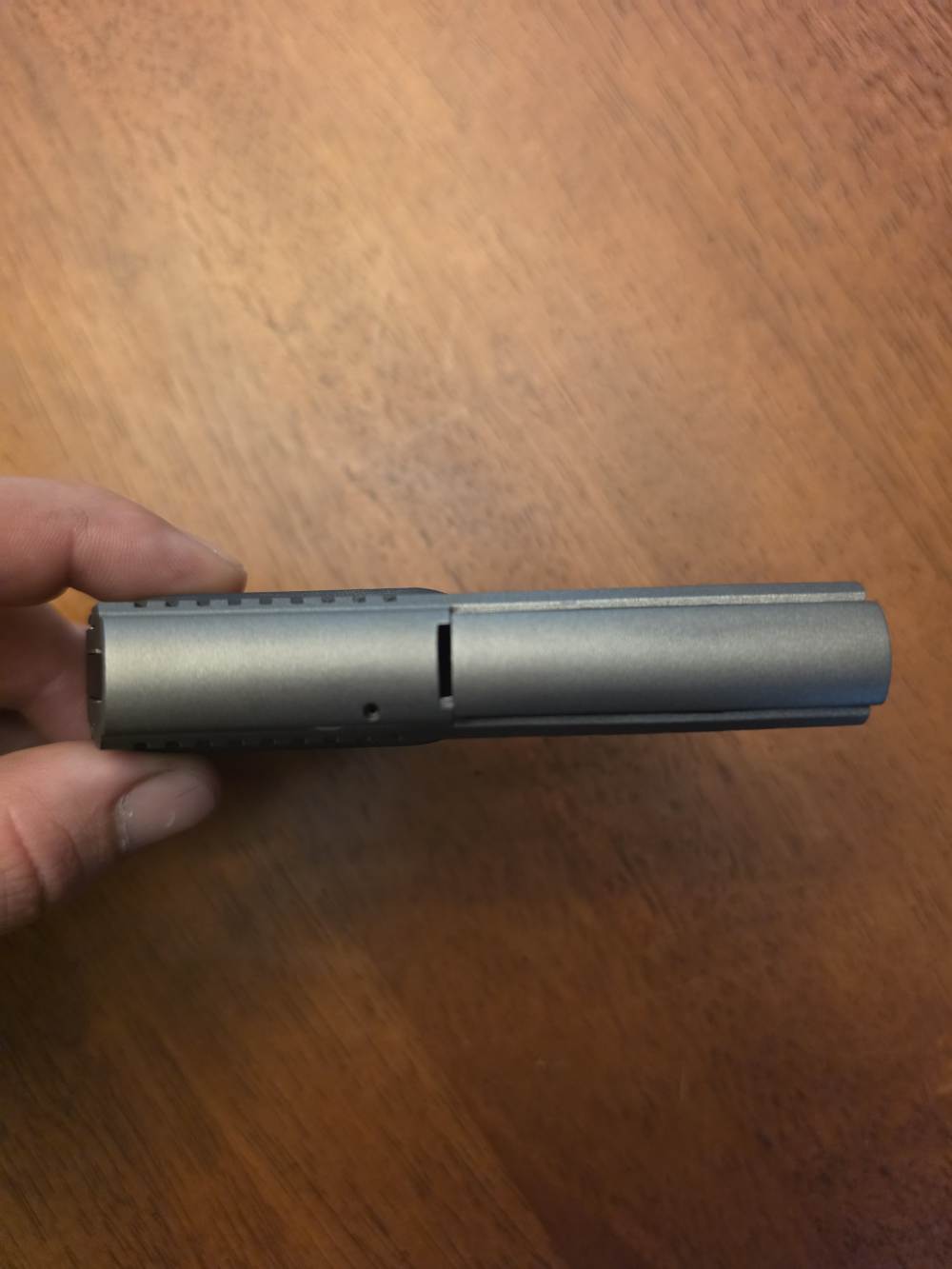 Seecamp LWS .380 ACP gray Cerakote w/ Bear Creek IWB holster-img-6