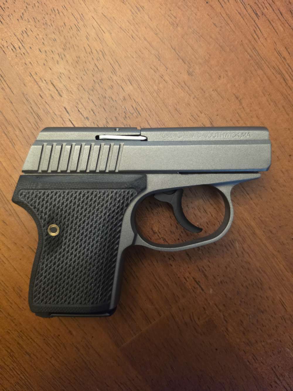 Seecamp LWS .380 ACP gray Cerakote w/ Bear Creek IWB holster-img-3