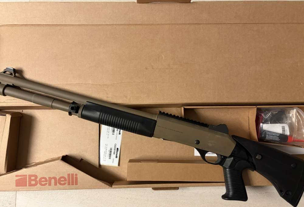 NEW. Benelli M4 EXT 12 GA 18.5" Bbl ARGO Dual-Piston 7+1 Cap Enlarged.-img-8