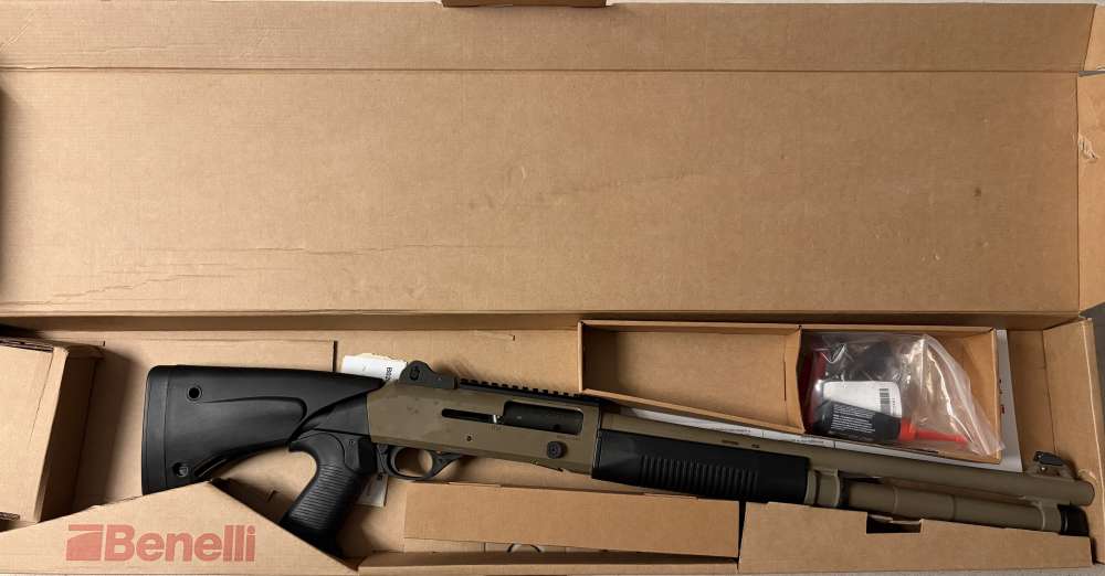 NEW. Benelli M4 EXT 12 GA 18.5" Bbl ARGO Dual-Piston 7+1 Cap Enlarged.-img-5