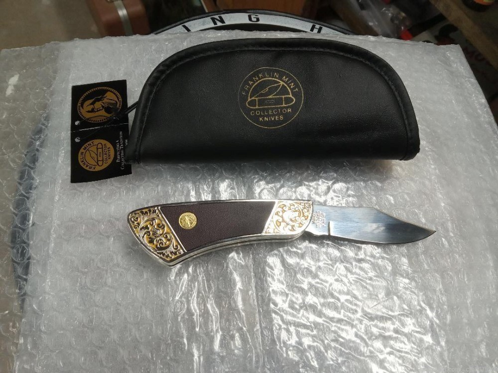 Colt 1849 Pocket Pistol Franklin Mint Knife-img-1