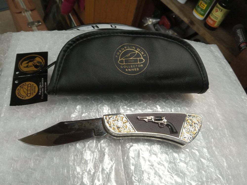Colt 1849 Pocket Pistol Franklin Mint Knife-img-0