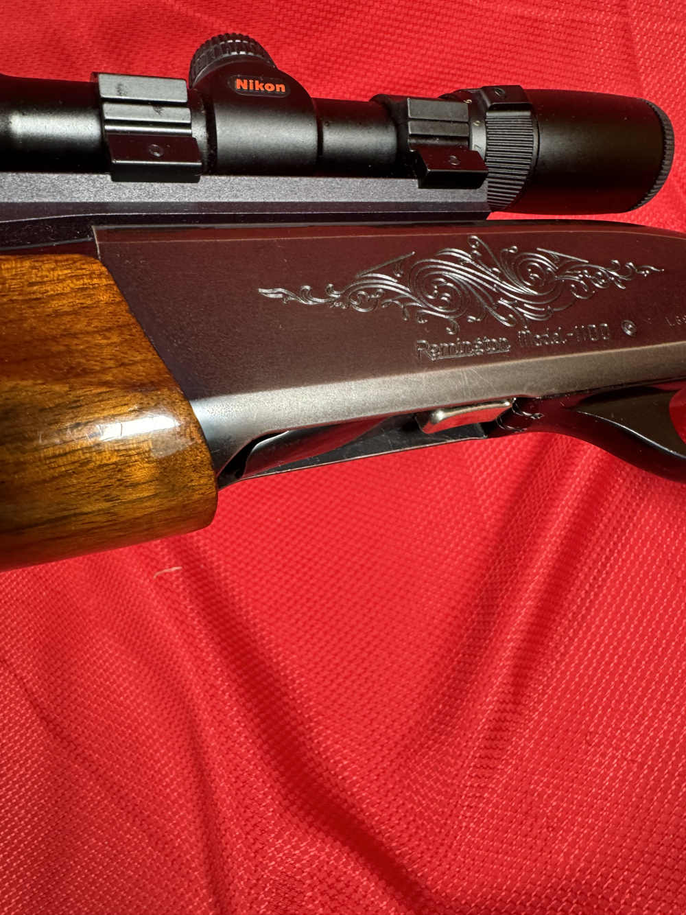 Remington 1100  12 ga rifled slug gun with Nikon scope-img-14
