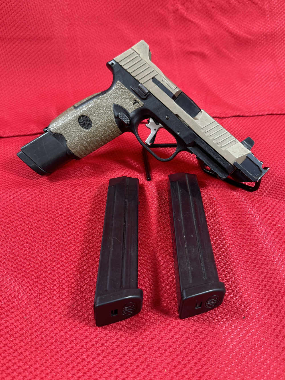 FN 509 tactical 9mm with comp, Apex trigger, mags -img-0