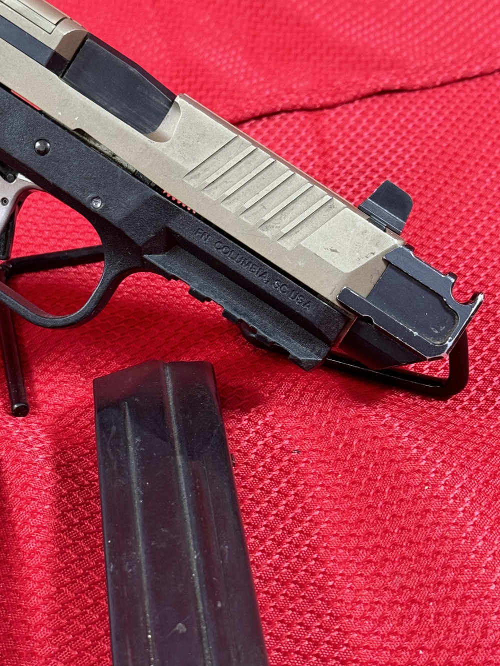 FN 509 tactical 9mm with comp, Apex trigger, mags -img-1