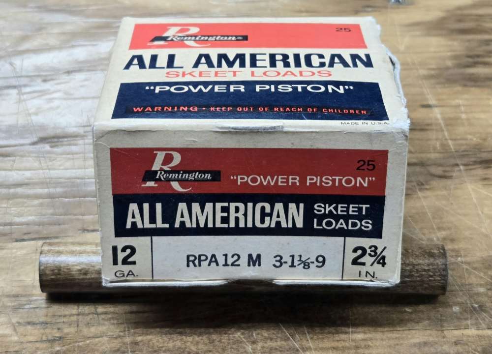 Vintage Remington 12 Ga All American Skeet Loads #9 1 1/8 Oz.-img-0