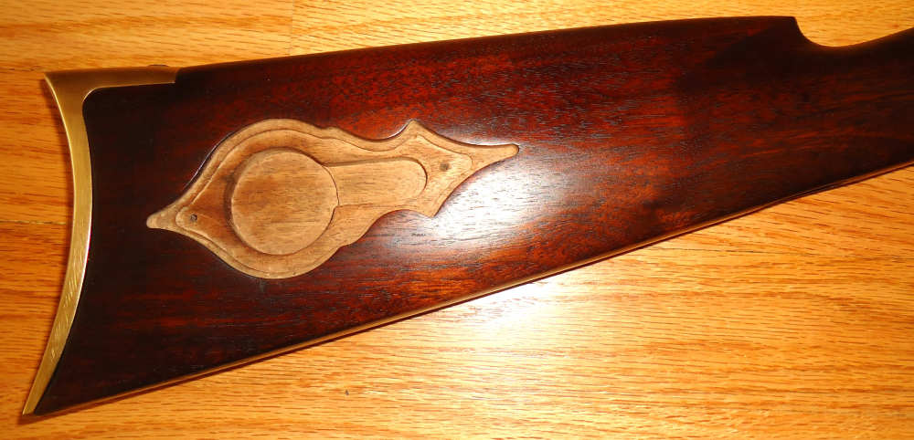 Thompson Center Hawken Stock, Butt Plate, Nose Cap, Escutcheon Plate 15/16"-img-1