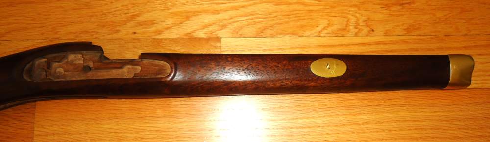 Thompson Center Hawken Stock, Butt Plate, Nose Cap, Escutcheon Plate 15/16"-img-2