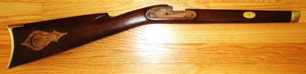 Thompson Center Hawken Stock, Butt Plate, Nose Cap, Escutcheon Plate 15/16"-img-0