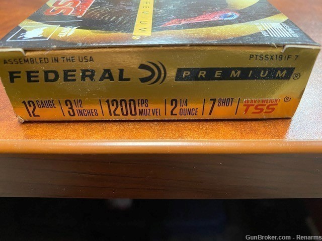 FEDERAL PREMIUM 12 ga 3 1/2" 1200 fps 2 1/4 oz 7 shot shotgun shells-img-0