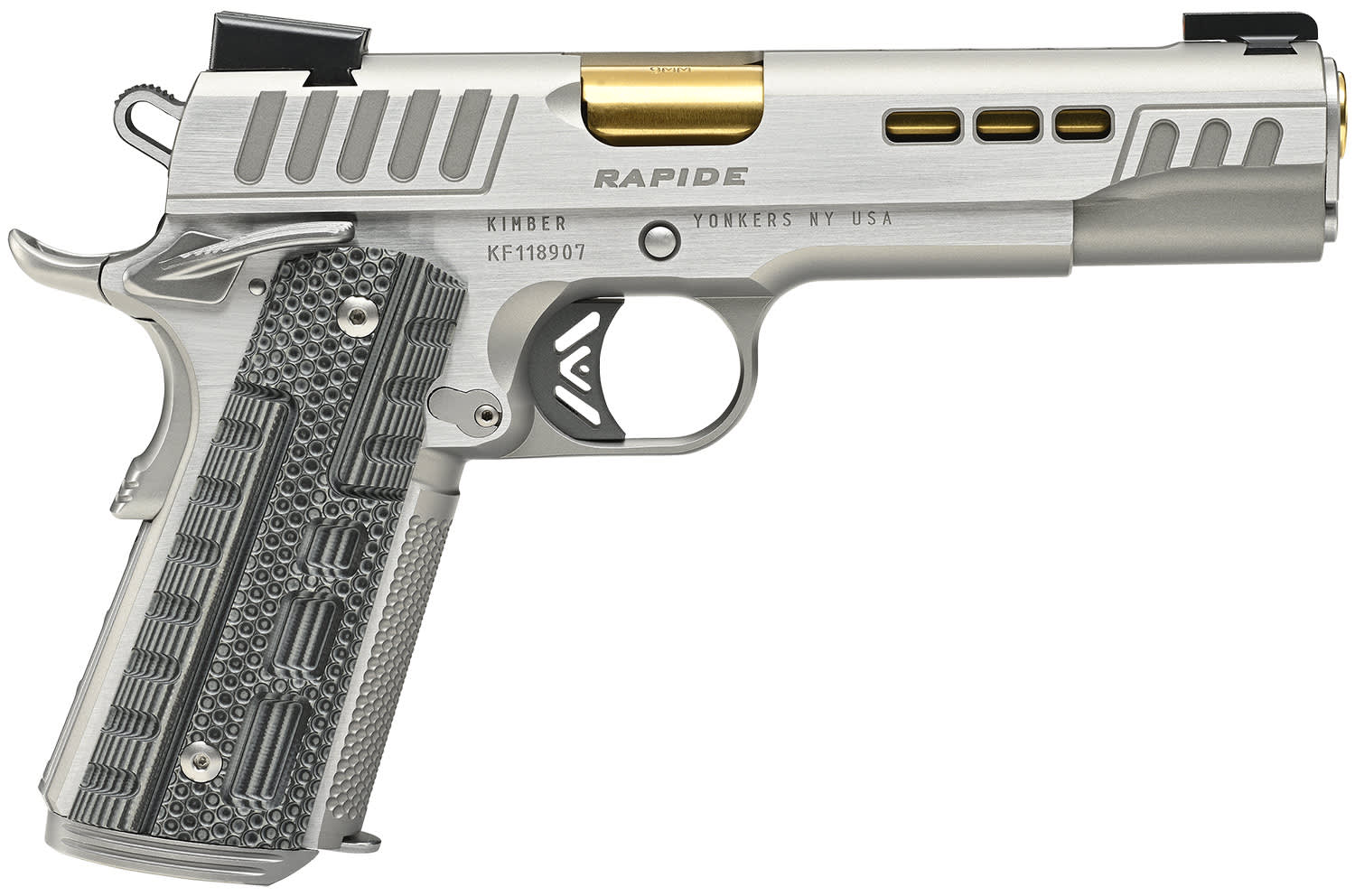 Kimber Rapide Dawn 9mm 5" 9+1 Silver KimPro II Pistol 3000420-img-1