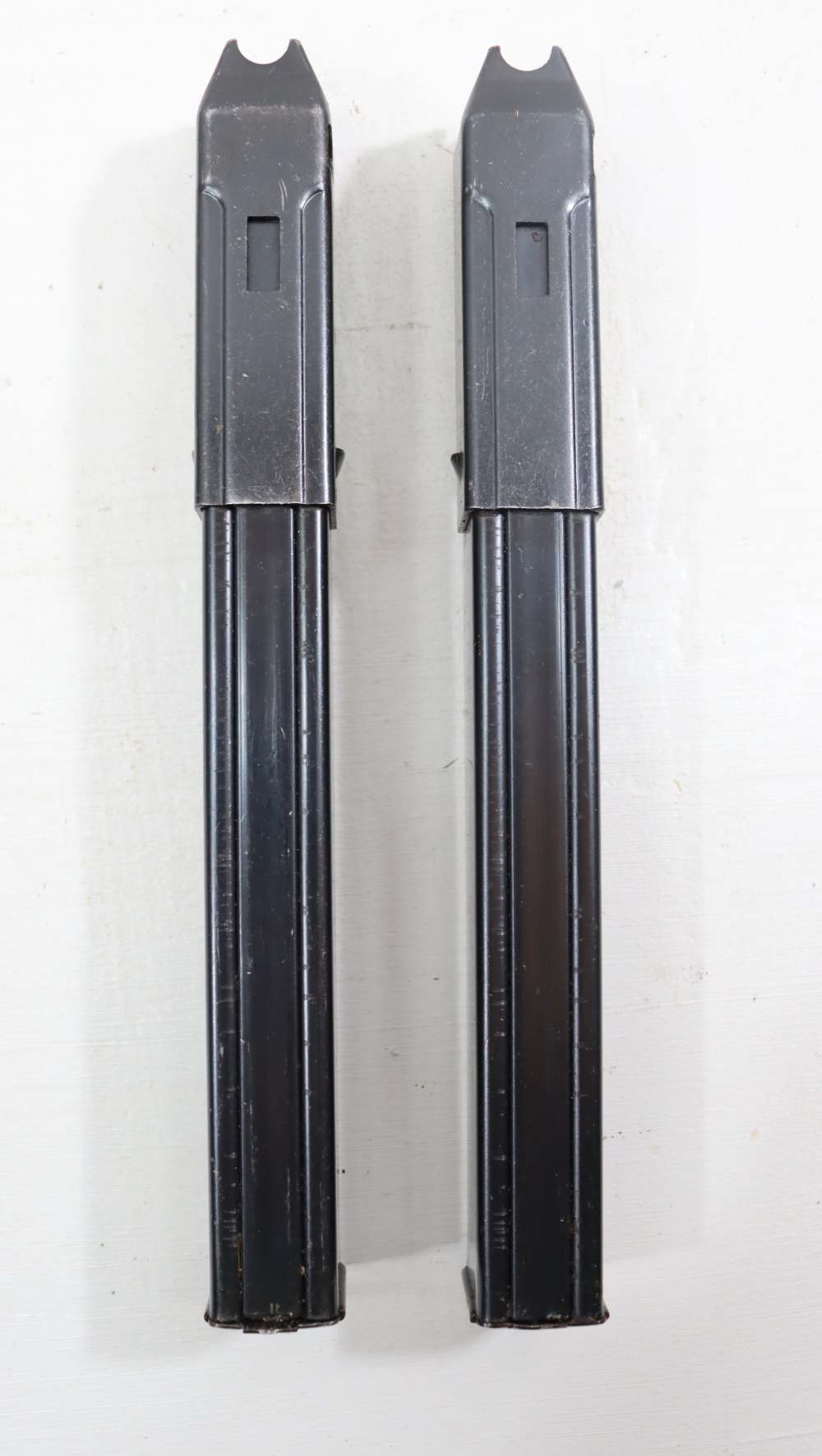 TWO ORG WWII USGI M3/M3A1 GREASE GUN .45 ACP 30RD MAGAZINES-img-3