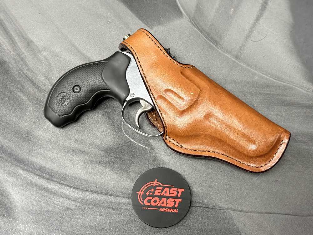 Smith & Wesson 63-5 .22LR 3" 8-Shot Stainless J-Frame Leather Holster NR!  -img-4