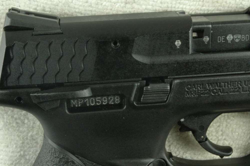 Smith & Wesson M+P22 Pistol, Made by Walther, Box, 2012-img-19