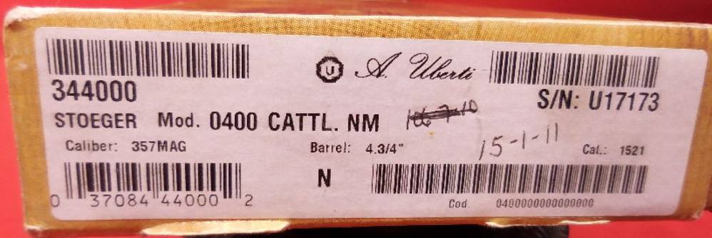 Uberti 1873 Cattleman .357 Magnum 4.75” Case Hardened Original Box-img-24