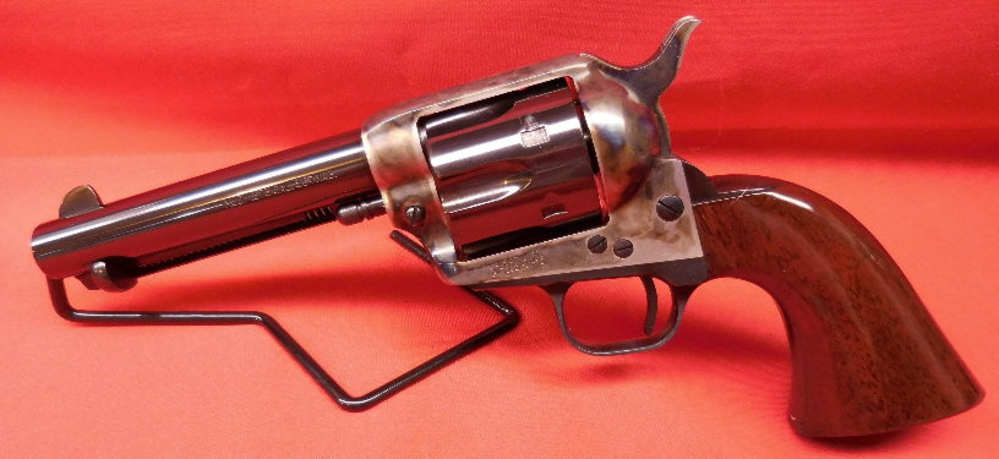 Uberti 1873 Cattleman .357 Magnum 4.75” Case Hardened Original Box-img-1