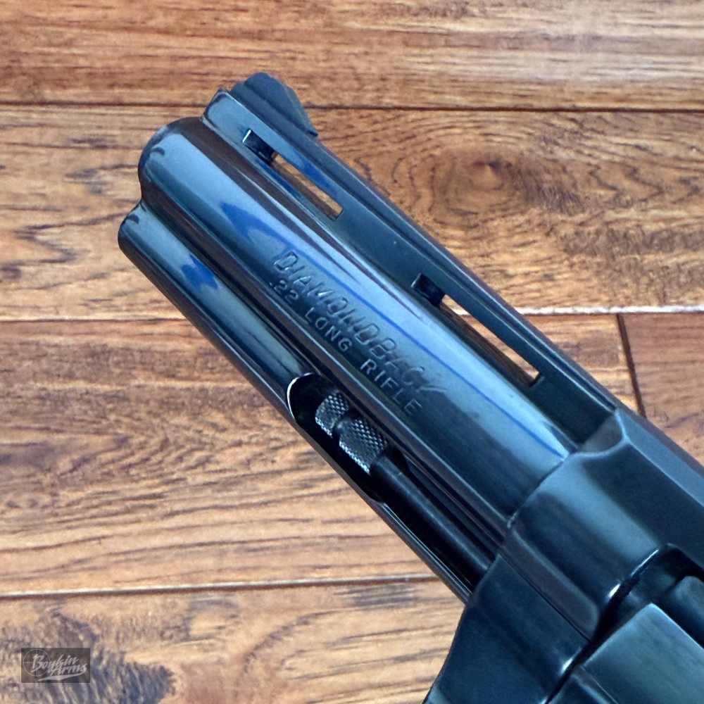 Spectacular Vintage 1969 Colt Diamondback 4" 22lr LNIB Incredible Blue -img-16