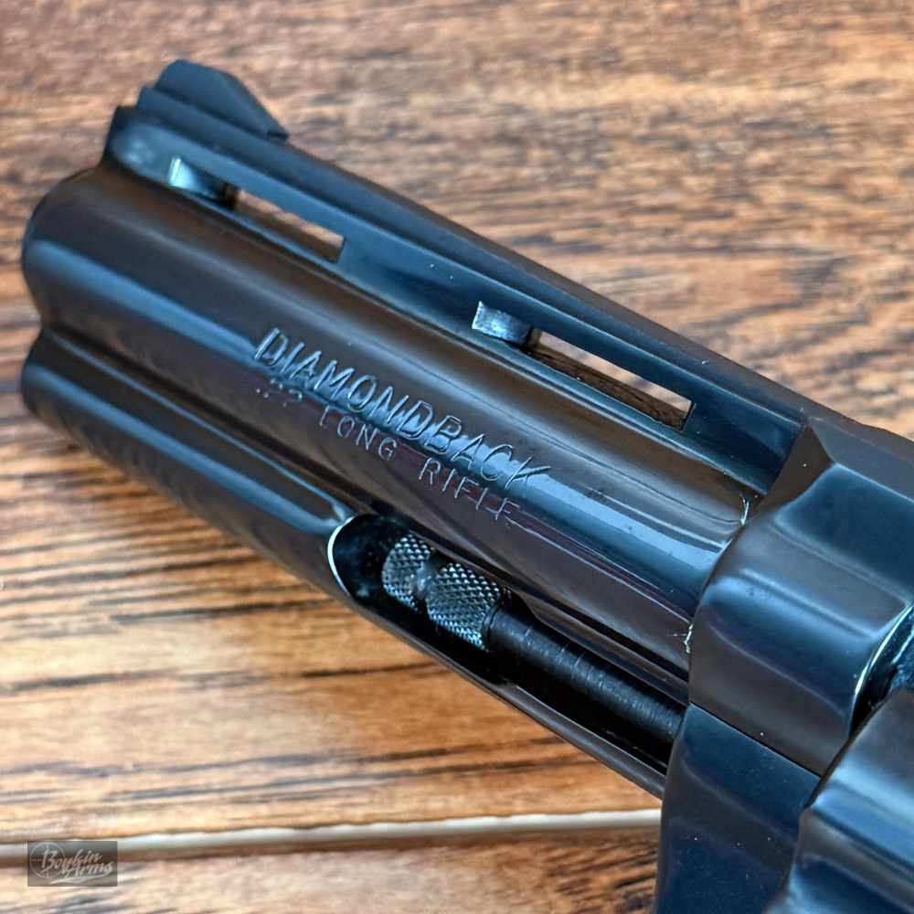 Spectacular Vintage 1969 Colt Diamondback 4" 22lr LNIB Incredible Blue -img-13