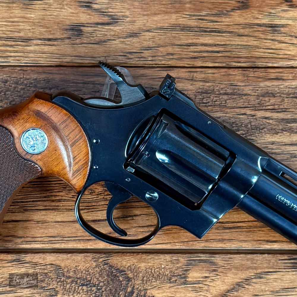 Spectacular Vintage 1969 Colt Diamondback 4" 22lr LNIB Incredible Blue -img-8