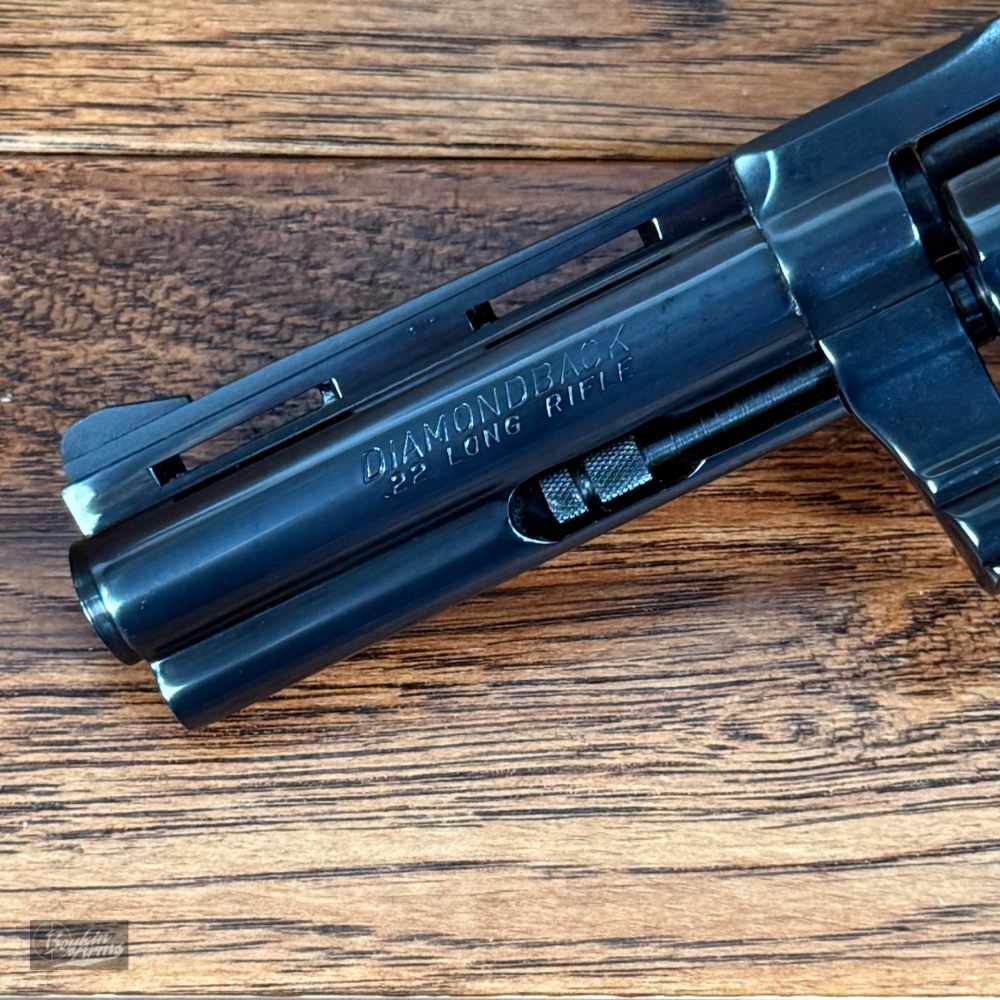 Spectacular Vintage 1969 Colt Diamondback 4" 22lr LNIB Incredible Blue -img-3
