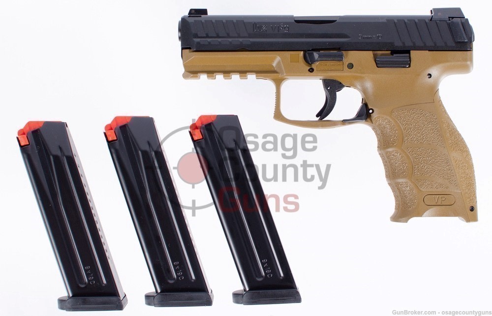 Heckler and Koch VP9 FDE - 4.09" - 9mm - Brand New-img-1