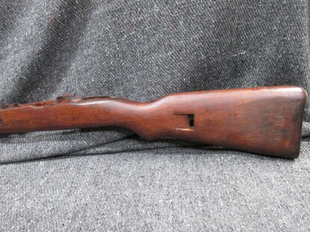 98K MAUSER RIFLE STOCK SET-POST WWII YUGOSLAV MADE-WALNUT/FLAT BUTTPLATE-img-9