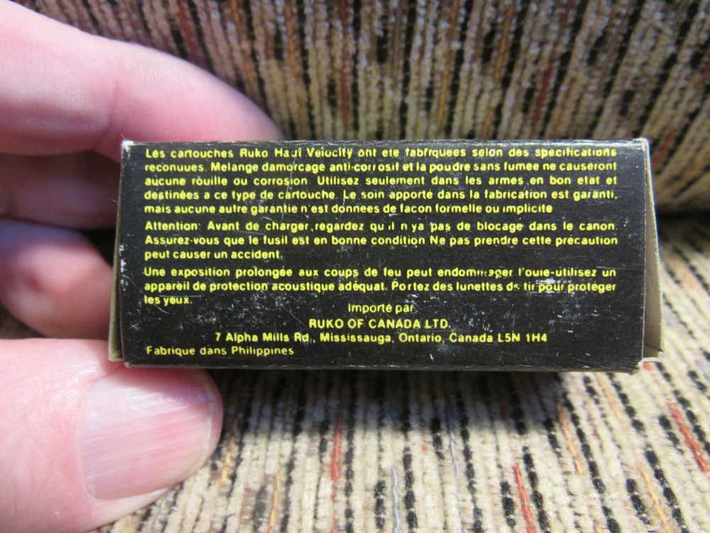 RUKO 22 L.R. FULL BOX SOLD IN CANADA MADE IN THE PHILIPPINES NR-img-3