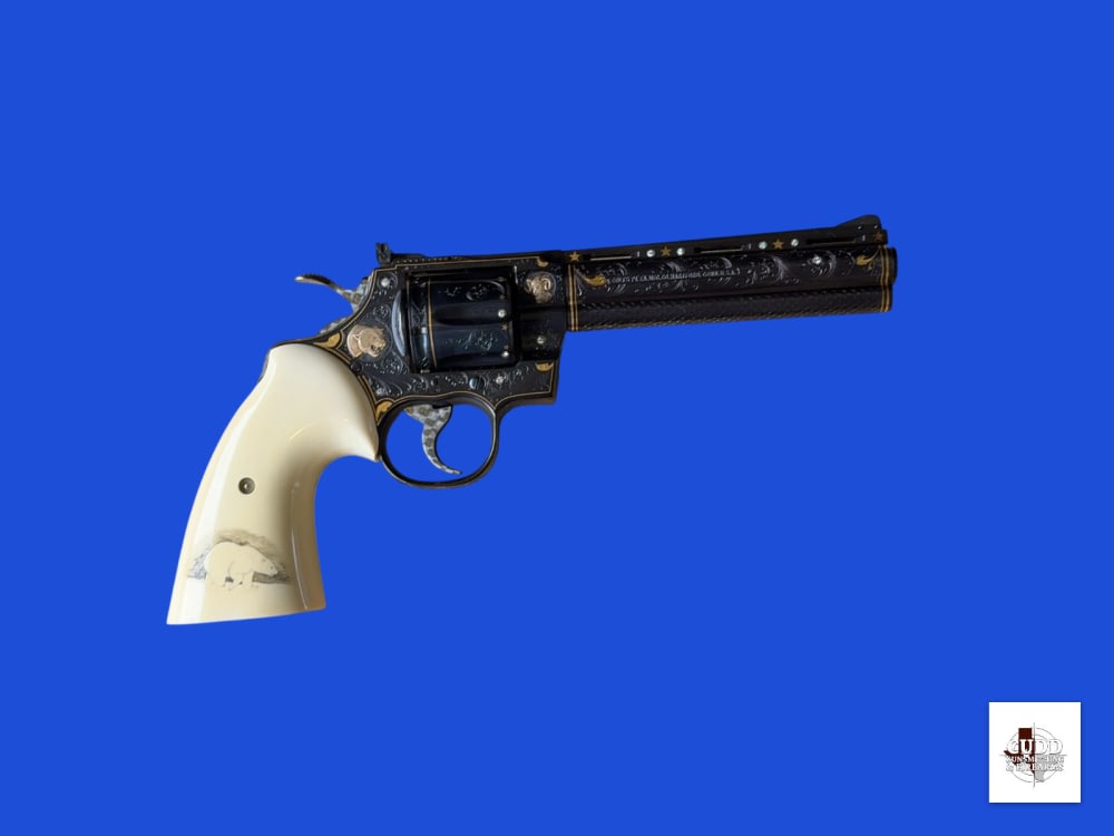 Colt Python 357 Magnum Custom Engraved by Tommy Kaye 1977-img-0