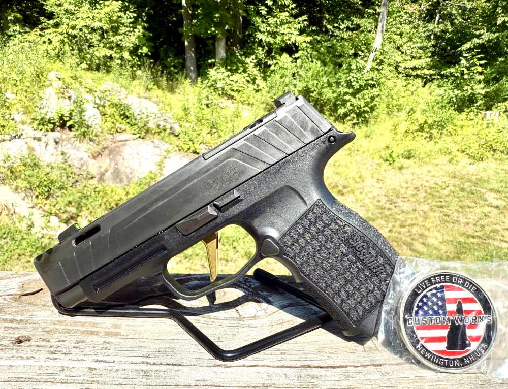 Sig Sauer P365XL Spectre Comp, Black and Gold, 9mm, CUSTOM WORKS-img-0