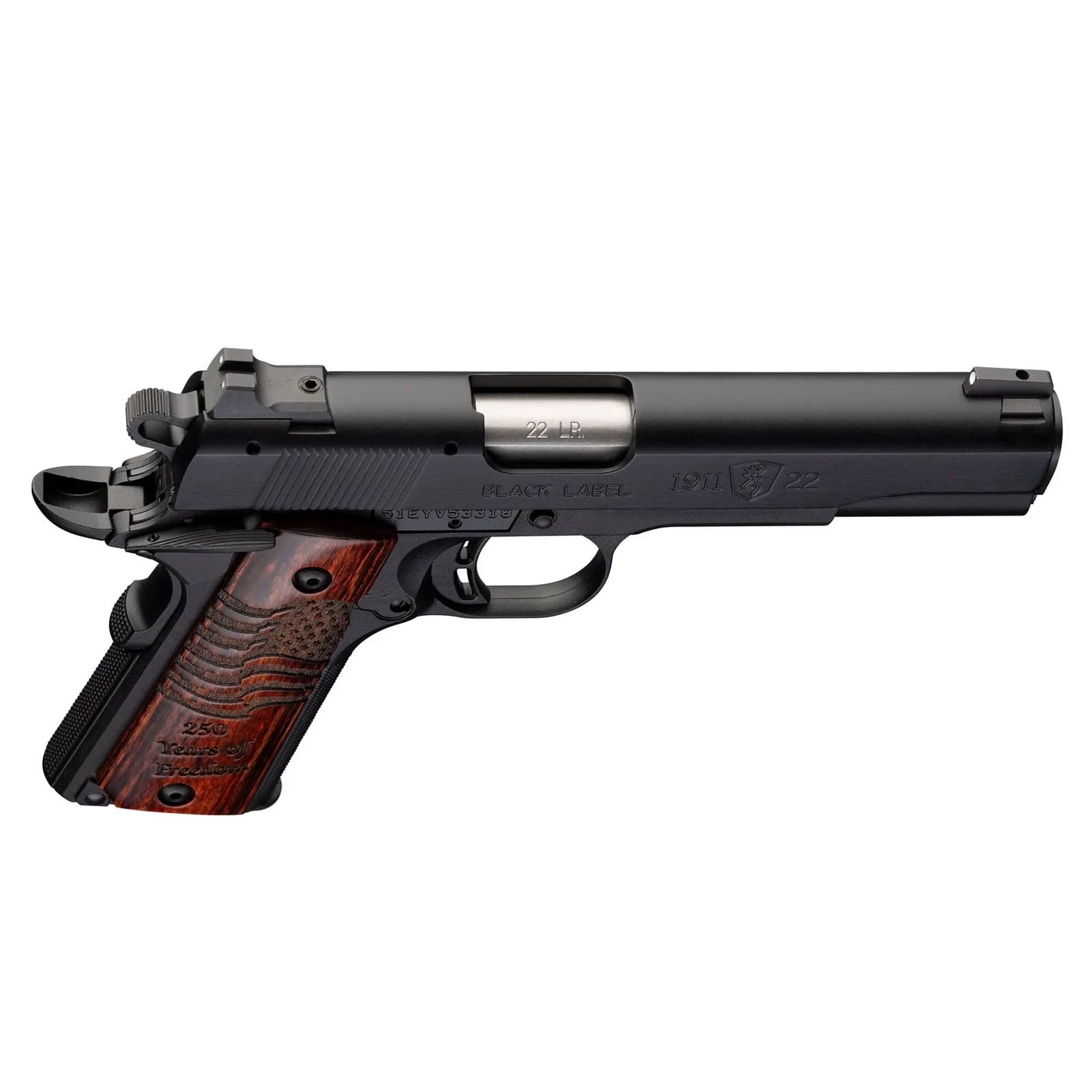BROWNING 1911-22 Black Label Medallion Composite 250 .22LR 4.25" 8rd Pistol-img-3