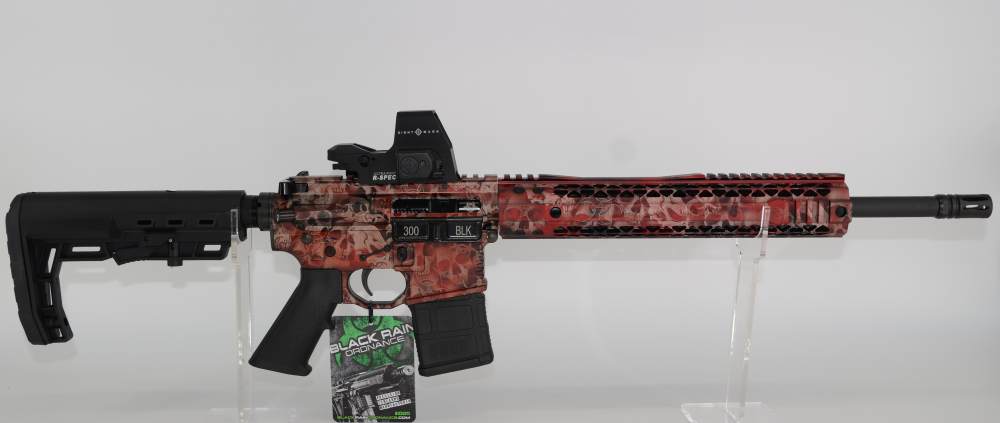 Black Rain Ordnance FALLOUT 15 RED CRYPT 300 Blk Out 16” AR RIFLE-img-0