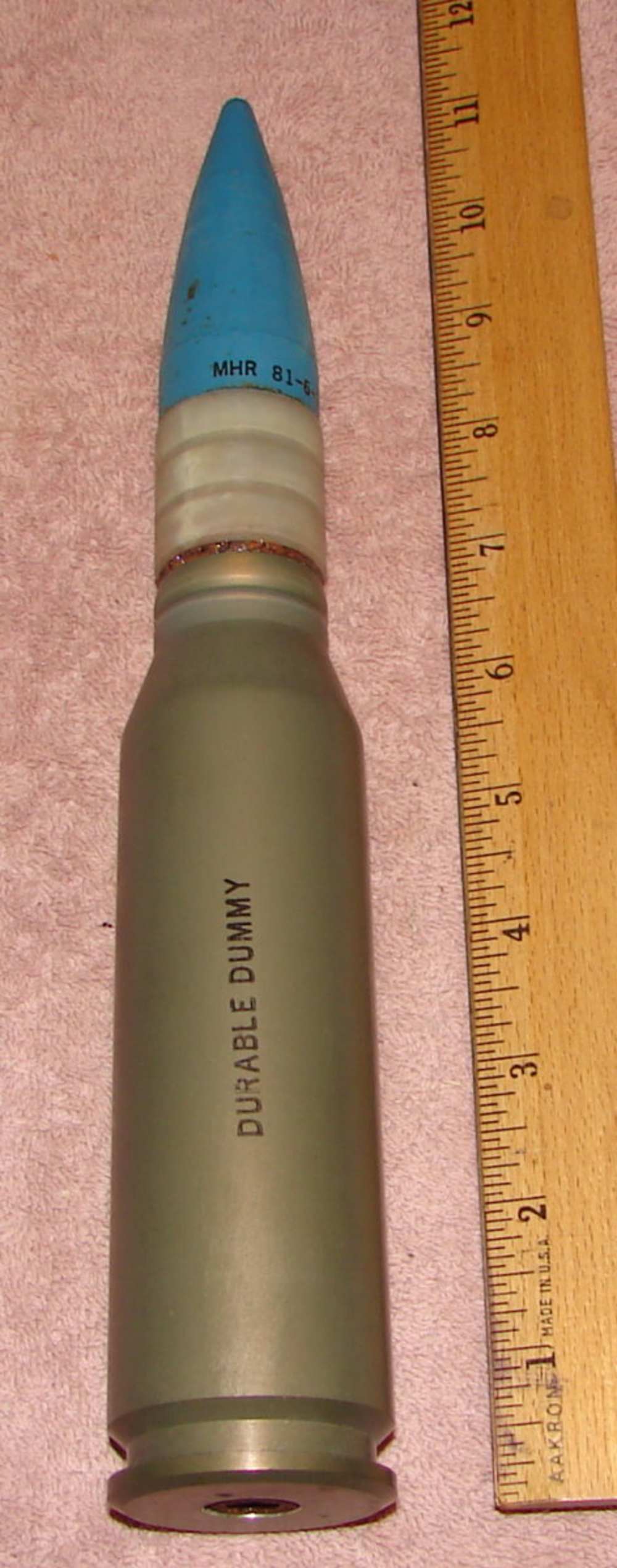 NOS Gau Exp. 30MM X 173 Very Early Dated 6-72 Light Case 30mm-img-4