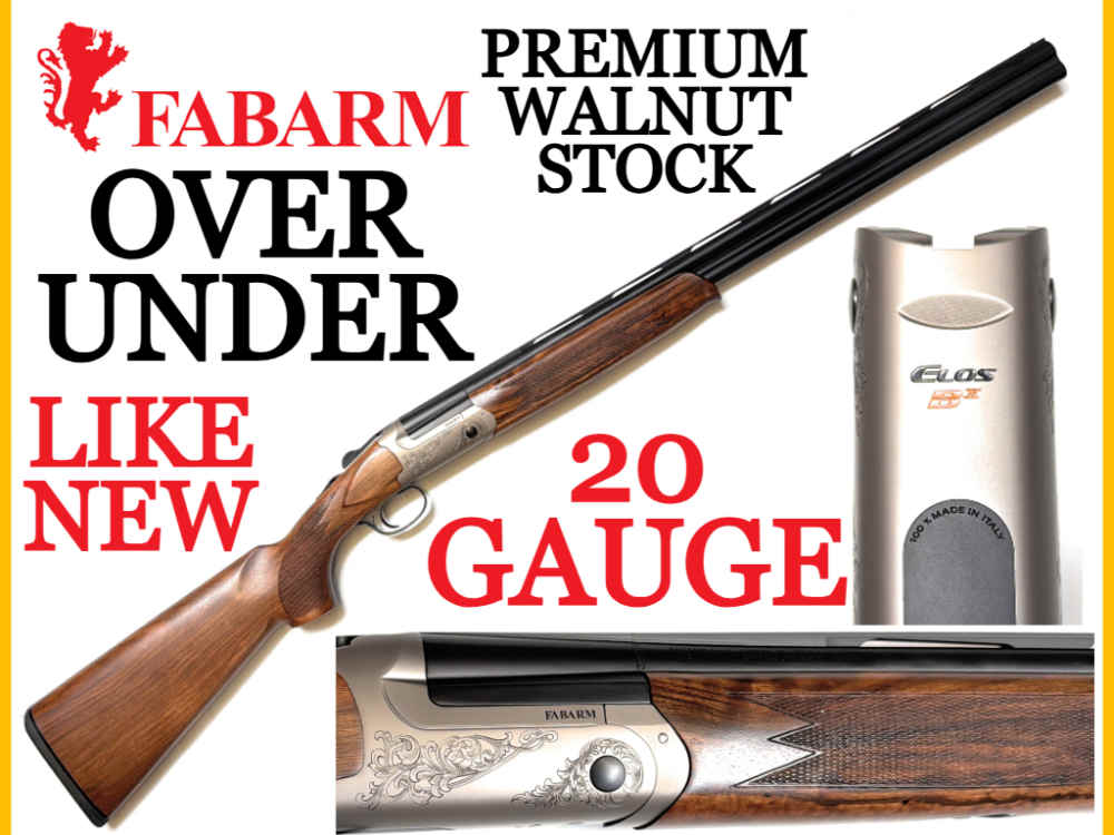 FABARM ELOS B2 20ga Over Under Shotgun CLEAN!-img-0