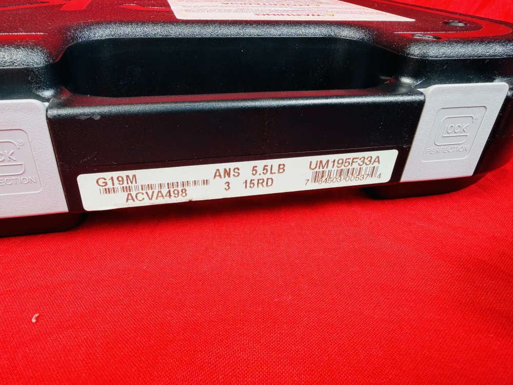 NDLC INTERNALS FBI GLOCK 19M NOS 9MM AMERIGLO NIGHT SIGHTS PENNY START-img-1