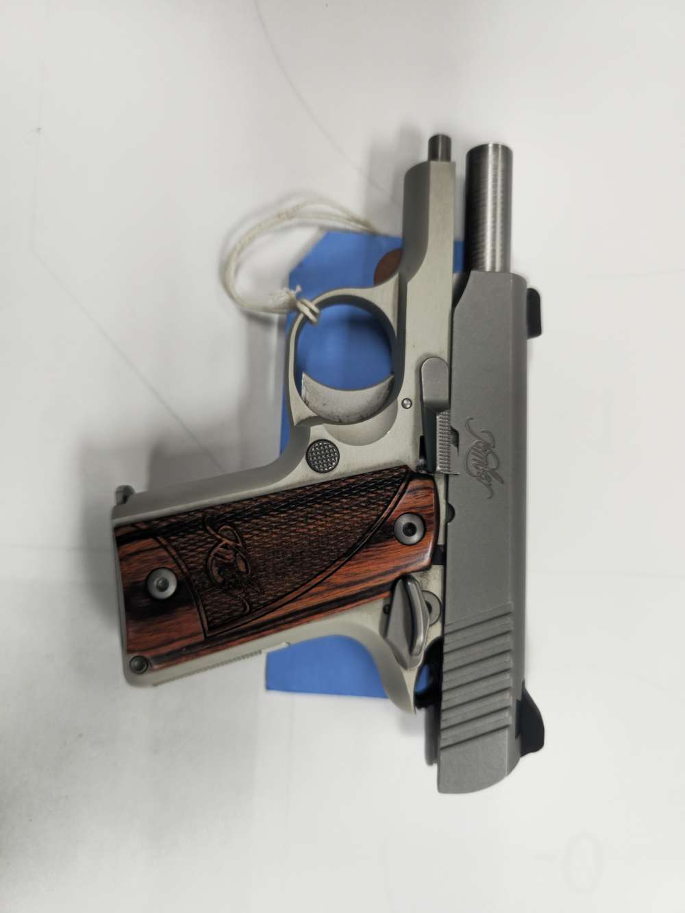 Kimber Micro Carry STS .380 ACP Stainless 1911-Style Pistol Wood Grips-img-1