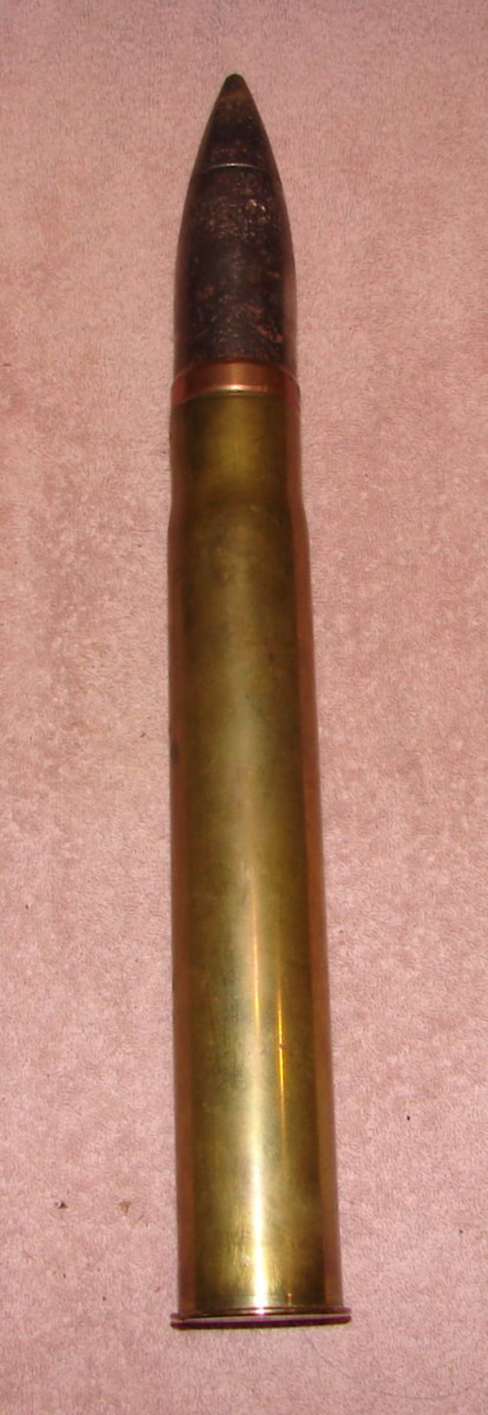 Soviet Russian 45mm X 310R HE Anti-Tank Round W/Base Fuse WW2 INERT-img-2