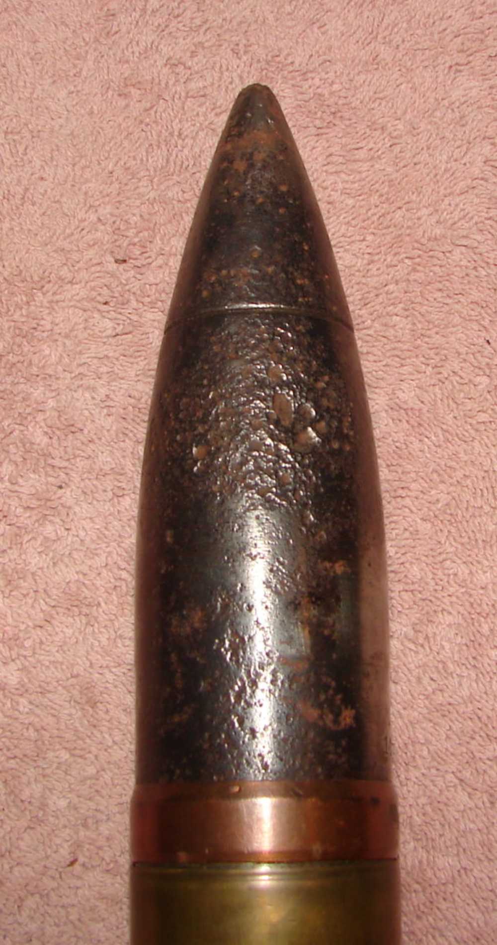Soviet Russian 45mm X 310R HE Anti-Tank Round W/Base Fuse WW2 INERT-img-6